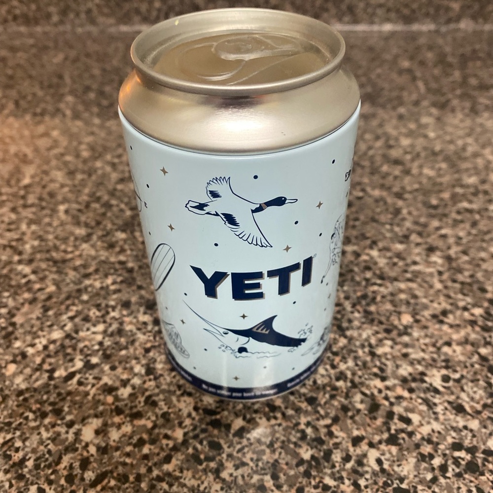YETI Limited Edition Pop Top Cans. Only 1 Left! Store your valuable inside!